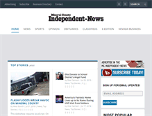 Tablet Screenshot of mcindependentnews.com